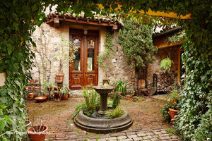 Tuscan Farmhouse Entry